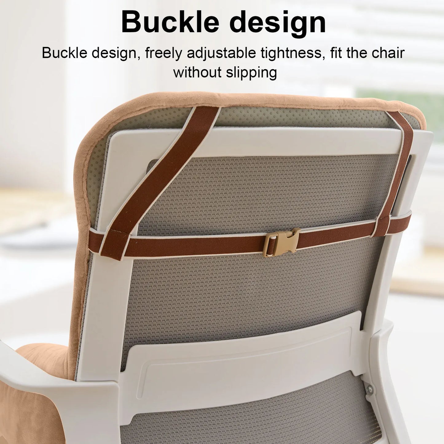 Office Chair Seat Cushion Crystal Velvet Cushion Backrest for Office Chair Sedentary Student Chair Cushion