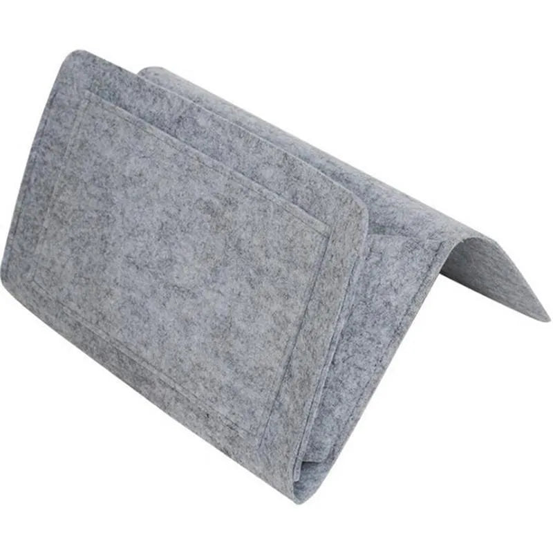 Household Armchair Caddy Felt Couch Recliner Armrest Organizer for Magazine Tablet Cell Phone Remote Control Storage Bag