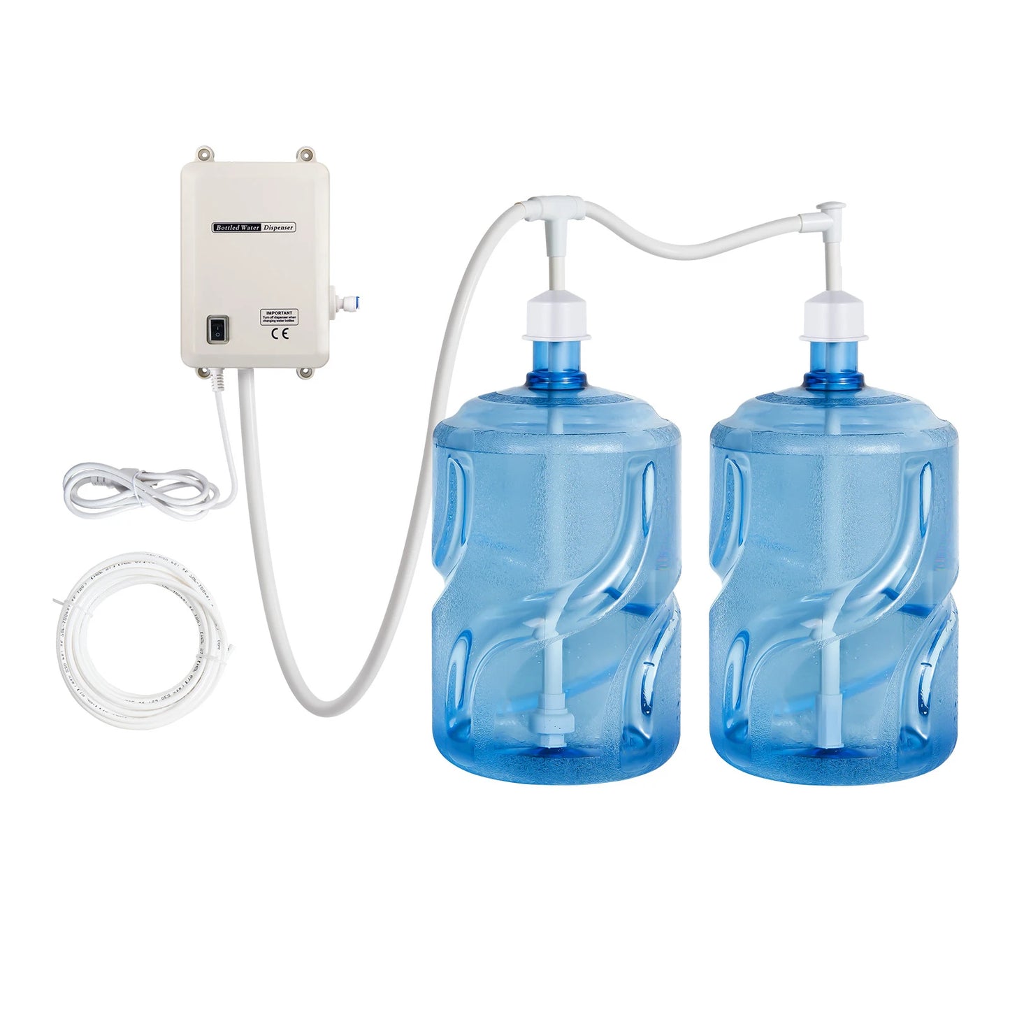 SucceBuy Water Bottle Dispenser Pump System with Filter Softener for Reverse Osmosis Refrigerator Ice Maker