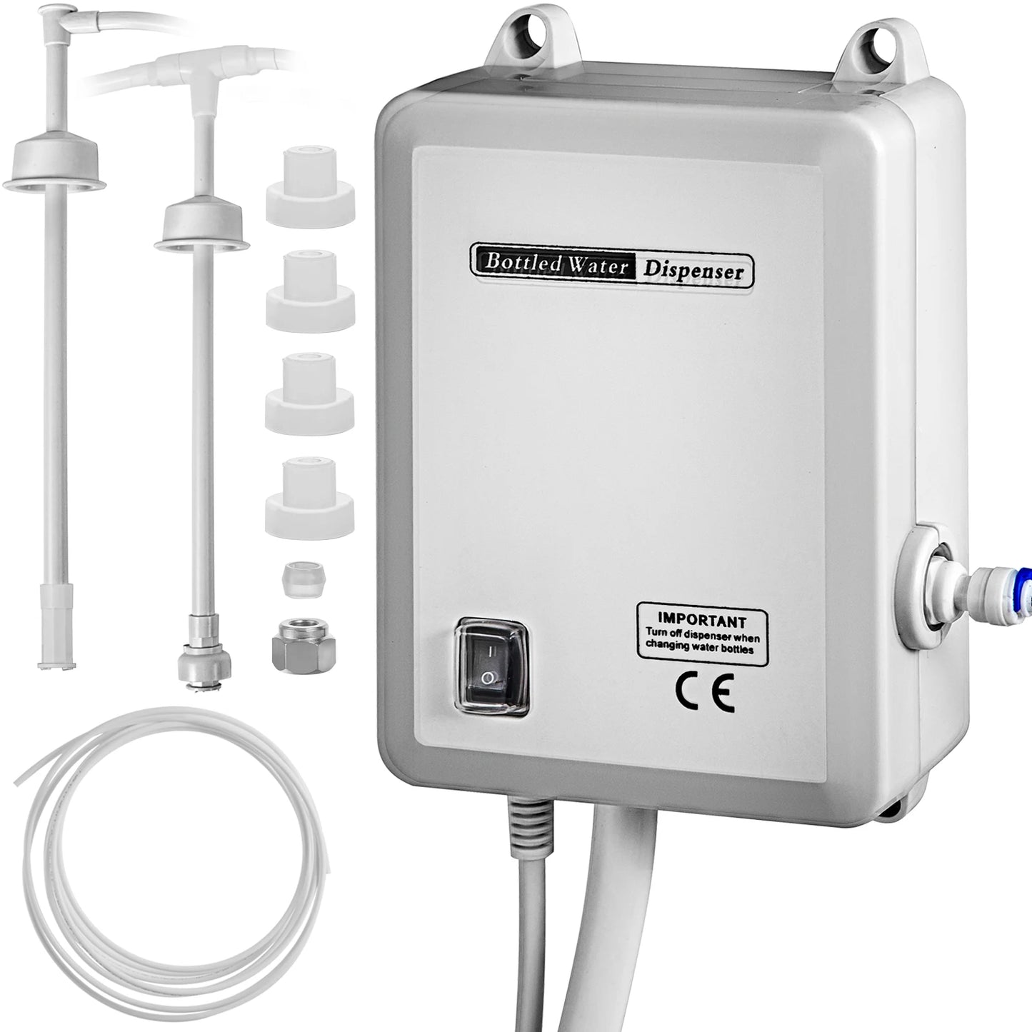 SucceBuy Water Bottle Dispenser Pump System with Filter Softener for Reverse Osmosis Refrigerator Ice Maker
