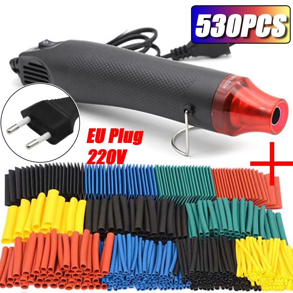 1060 530 127PCS Heat Shrink Tubing Kit 2 to 1 Shrinkable Wire Cover for Cable Repair Protection