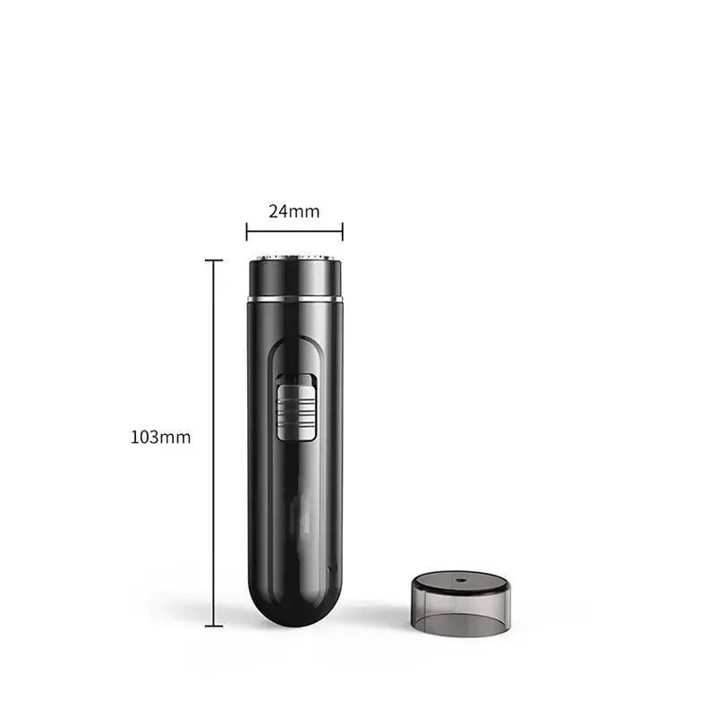 Compact Convenient Electric Razor for Men USB Rechargeable Wet Dry Easy One Button Use Perfect for Home Car Travel