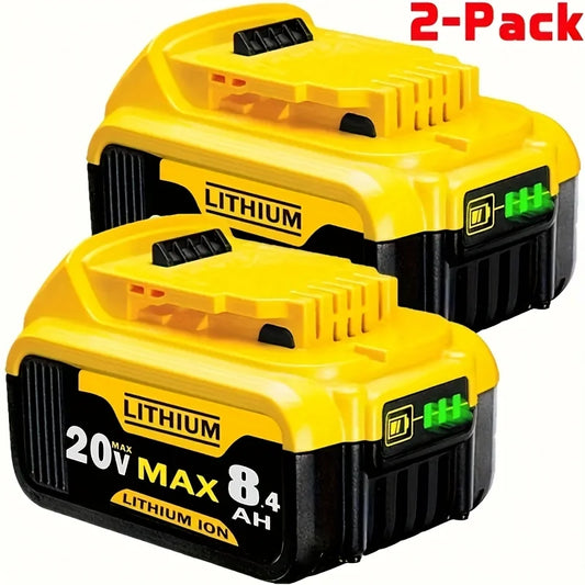 Replace DeWei 20V 8.4Ah DCB205 Hand Drill Electric Tool Lithium Battery DCB206-2 DCB205-2 DCB205