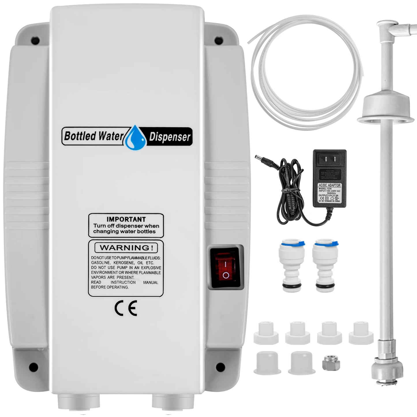 SucceBuy Water Bottle Dispenser Pump System with Filter Softener for Reverse Osmosis Refrigerator Ice Maker