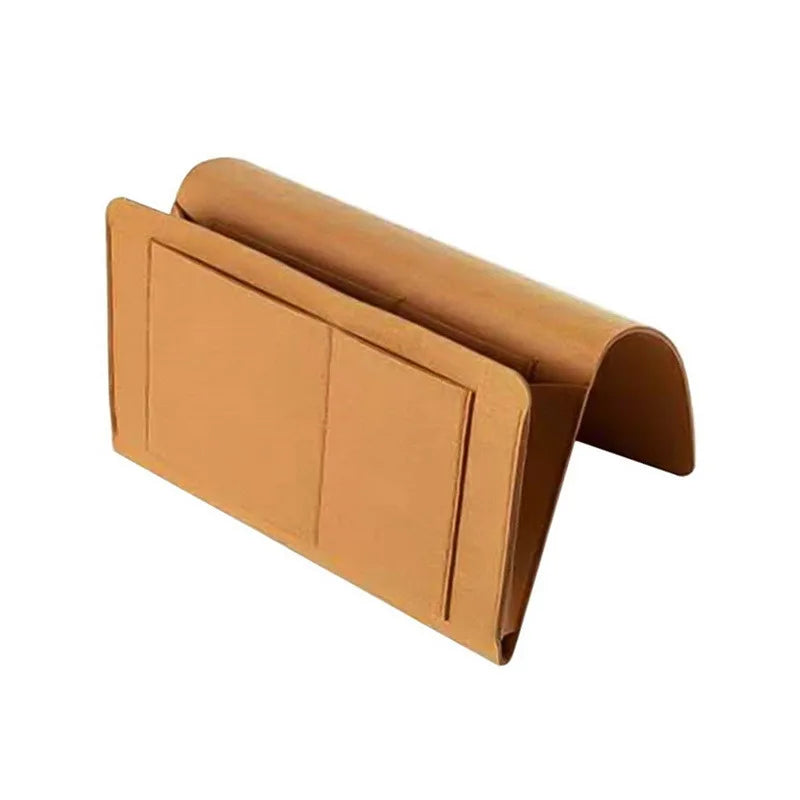 Household Armchair Caddy Felt Couch Recliner Armrest Organizer for Magazine Tablet Cell Phone Remote Control Storage Bag