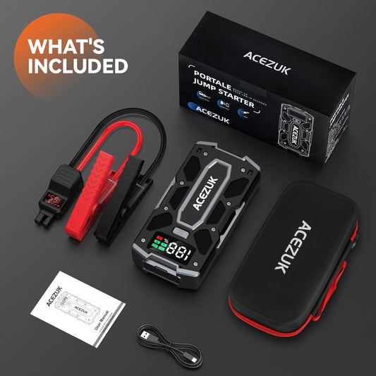 3000A 4000A 5000A Start Power Bank Jump Starter Car Booster External Battery 12V Starting Device for Petrol and Diesel Vehicles